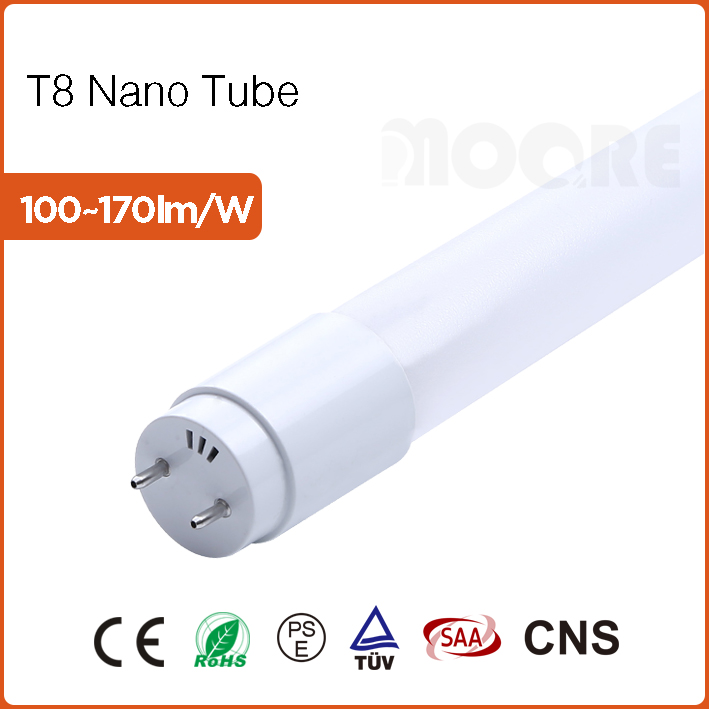 T8 Nano Tube 140lm/w