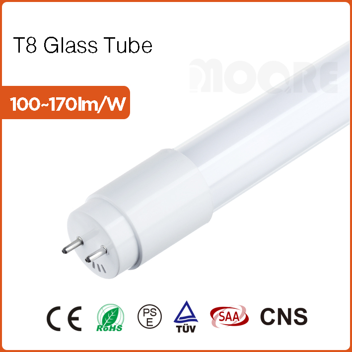 T8 Glass Tube 100lm/w